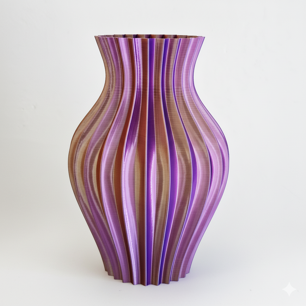 Vaas VENUS | Paars & Blauw & Roze & Geel