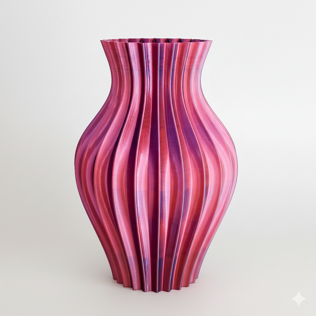 Vaas VENUS | Paars & Blauw & Groen & Roodroze