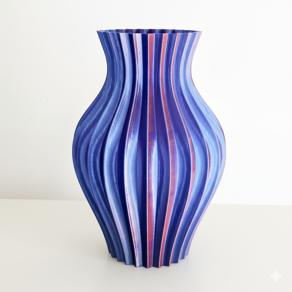 Vaas VENUS | Paars & Blauw & Roze & Geel