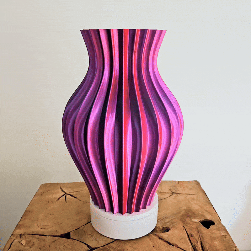 Vaas VENUS | Paars & Blauw & Groen & Roodroze