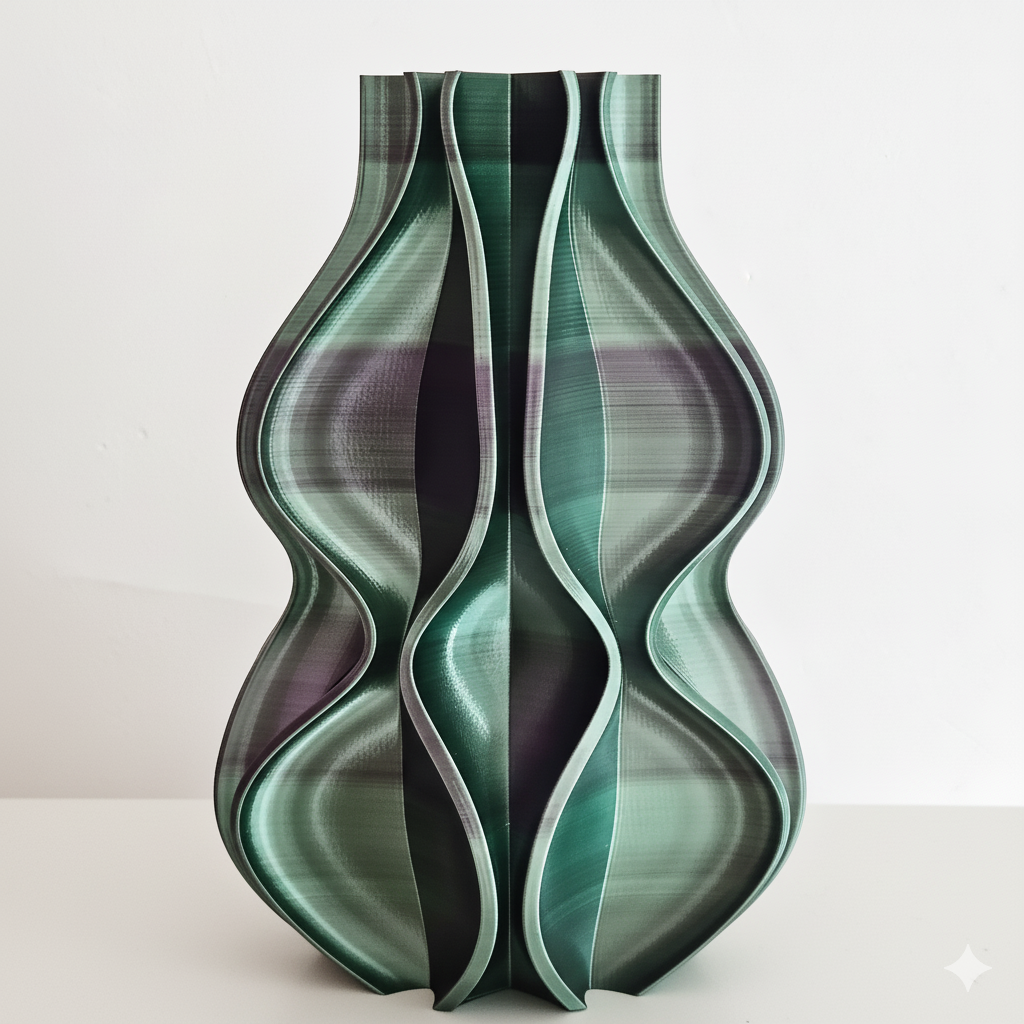 Vaas FLUX | Groen & Paars & Zwart