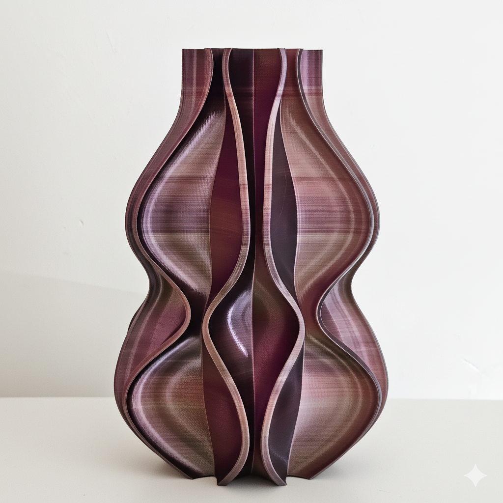 Vaas FLUX | Rood & Paars & Goud & Zwart