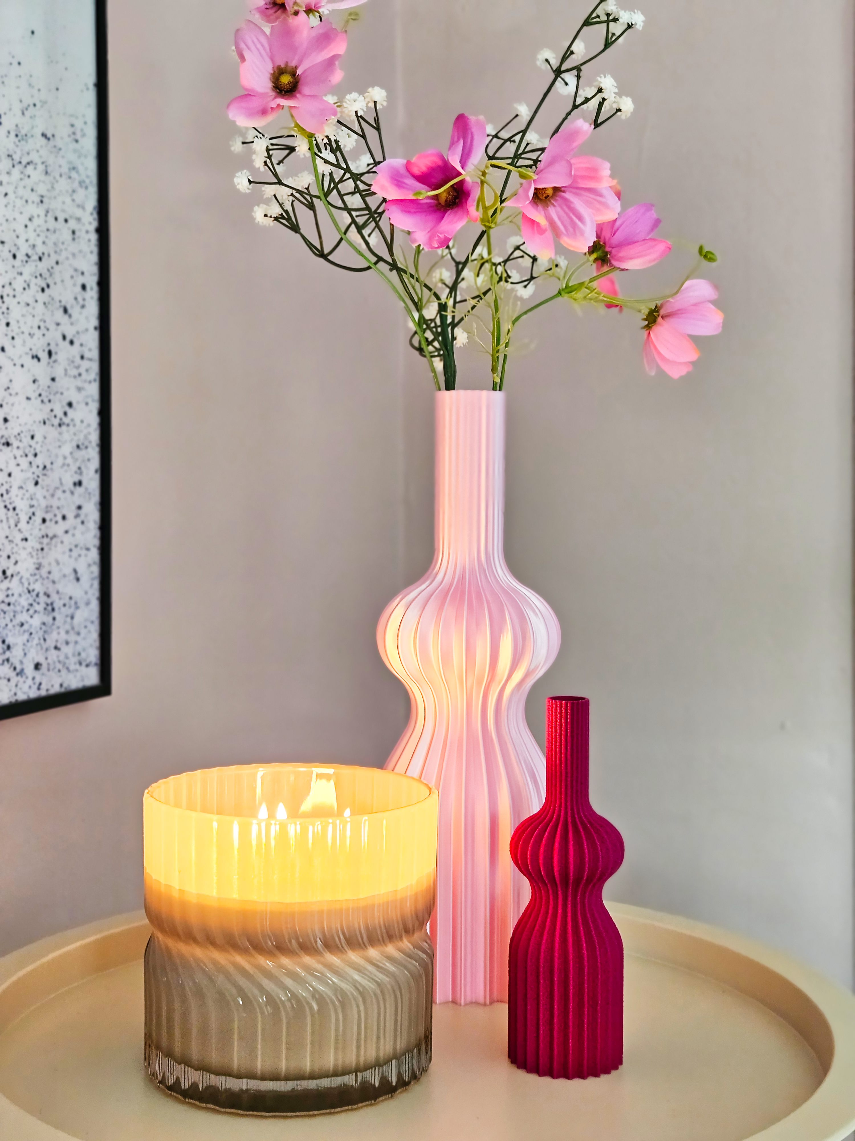 Vaas VENUS SMAL | Lichtroze