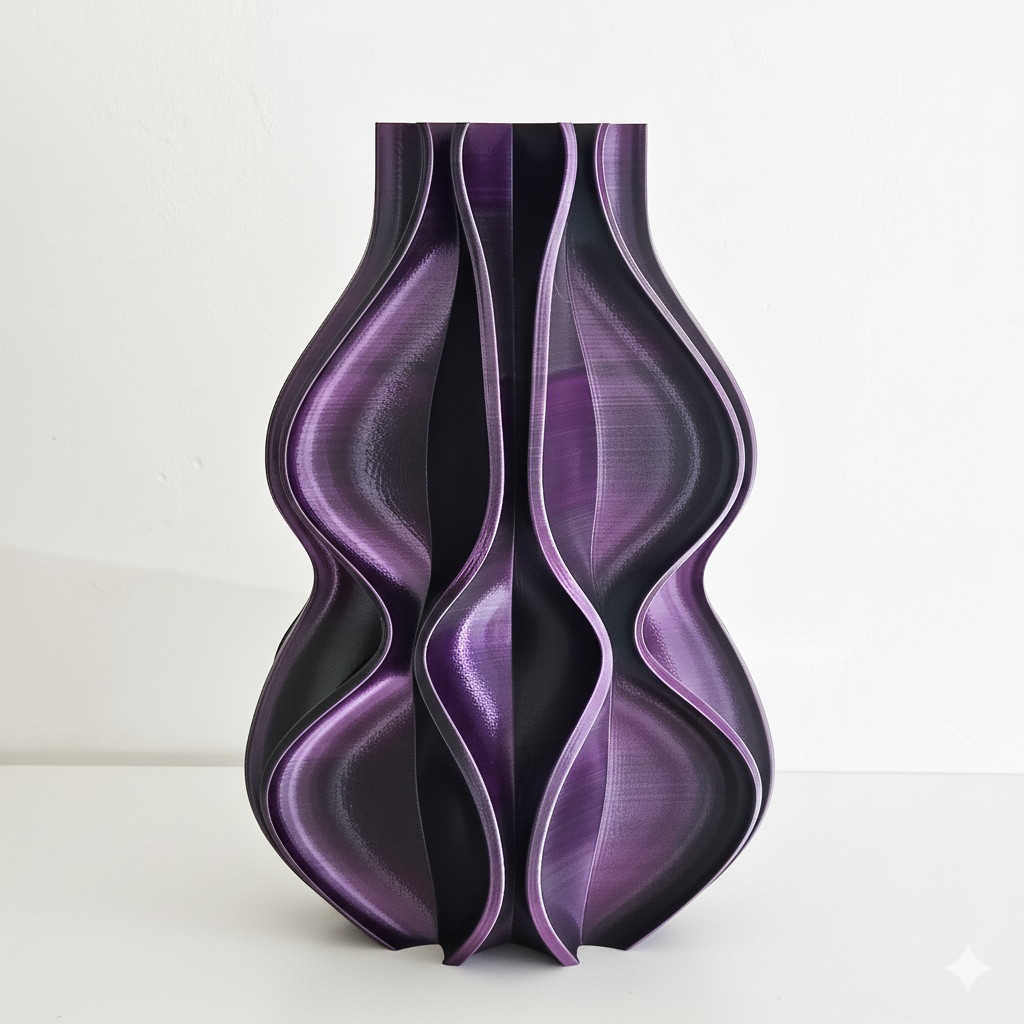 Vaas FLUX | Groen & Paars & Zwart