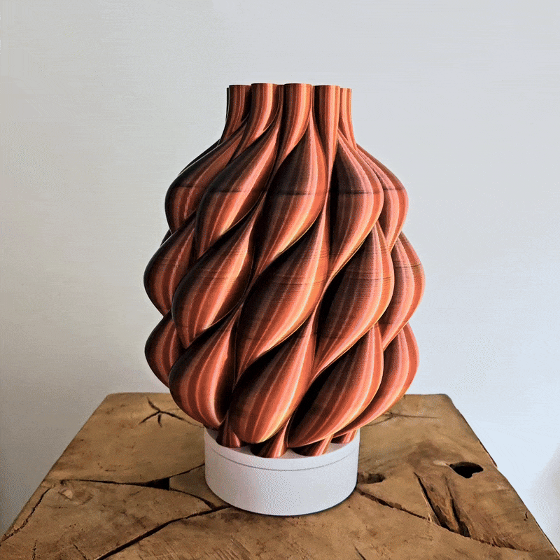 Vaas LOOM | Koper & Zwart & Goud