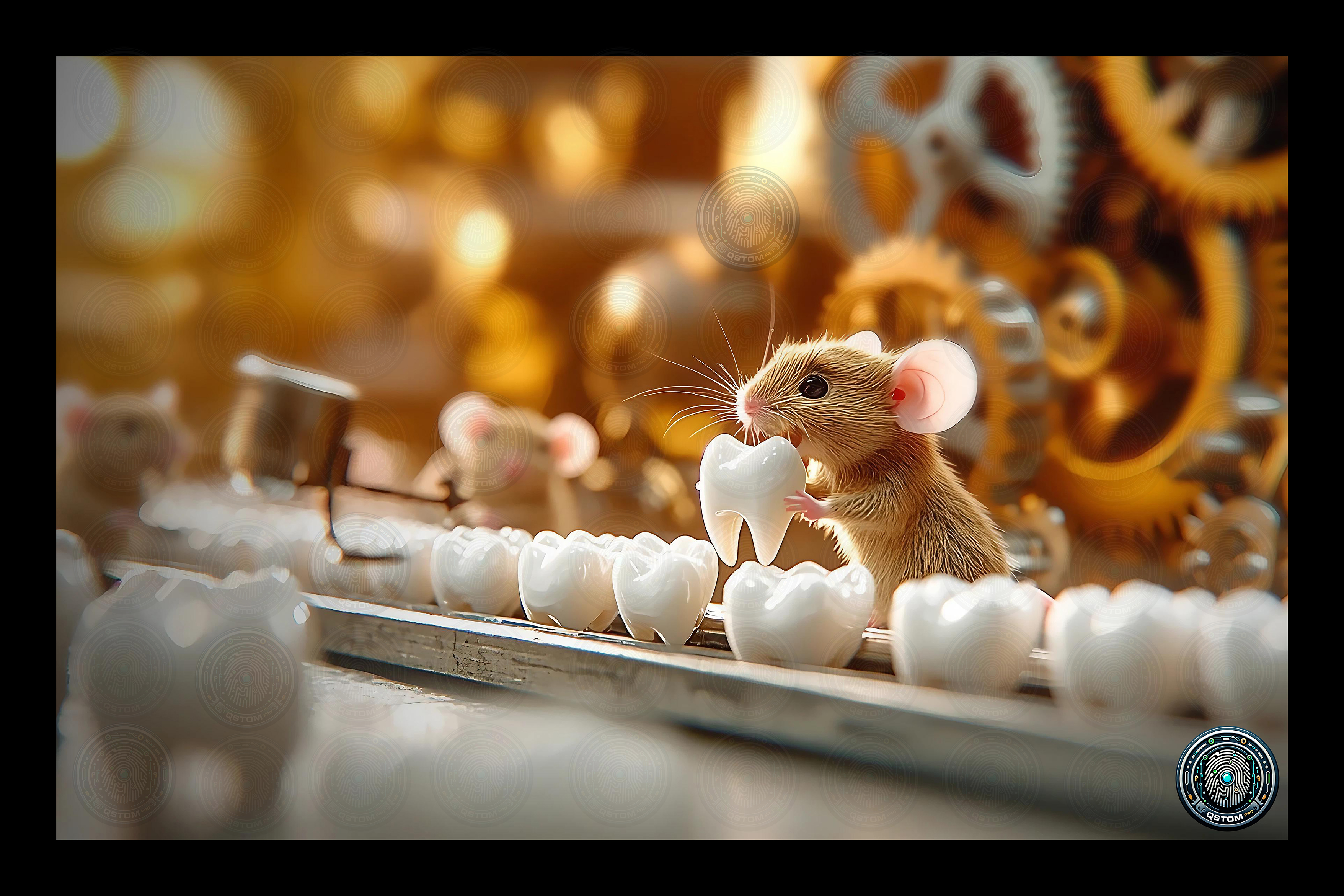 Usine Souris & Dents : Précision Miniature de l'Art Dentaire