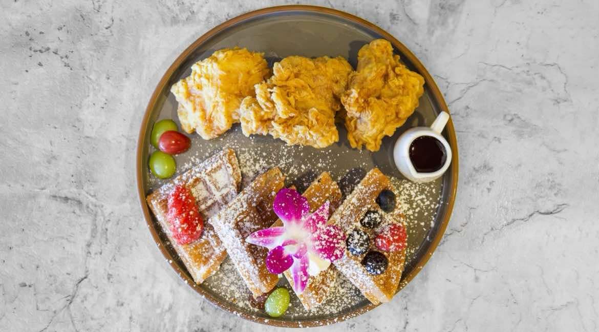 Crispy Chicken and Waffles
