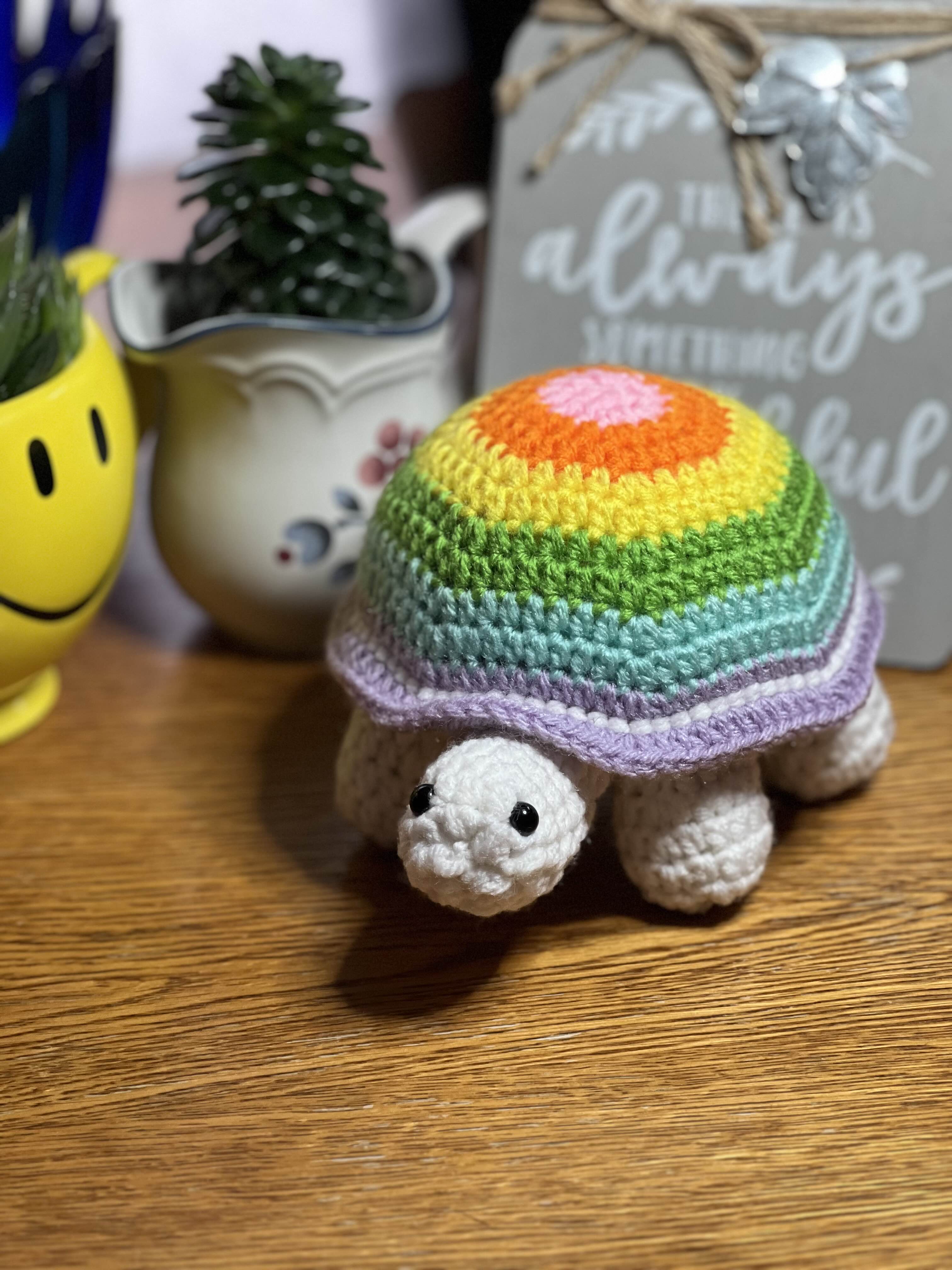 Pastel Rainbow Tortoise