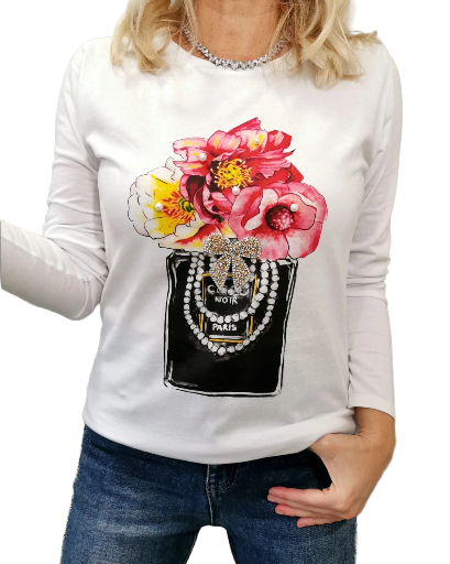 T-shirt manica lunga donna TMLD90004