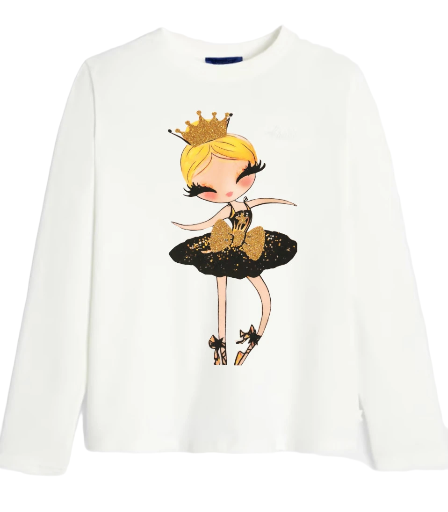 T-shirt manica lunga bimba TMLB30004