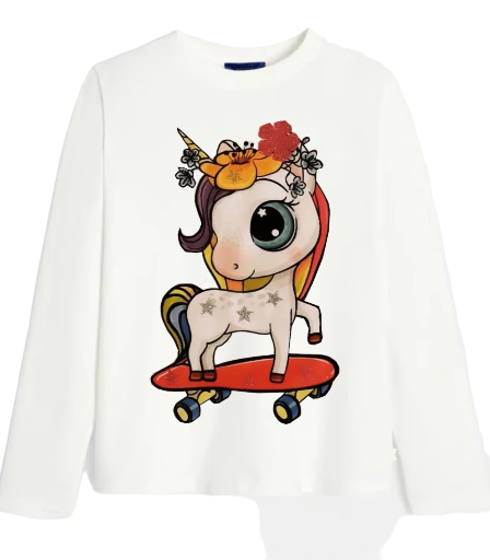 T-shirt manica lunga bimba TMLB30001