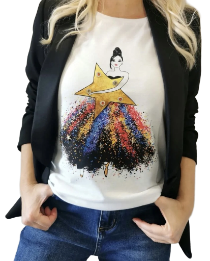 T-shirt manica lunga donna TMLD90008