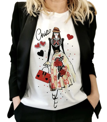 T-shirt manica lunga donna TMLD90011