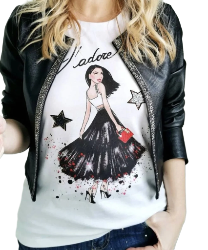 T-shirt manica lunga donna TMLD90026