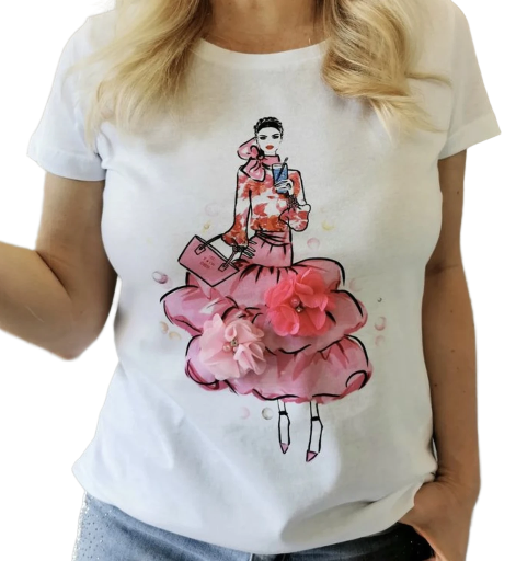 T-shirt manica lunga donna TMLD90028