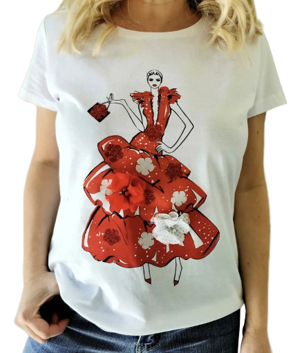 T-shirt manica lunga donna TMLD90040