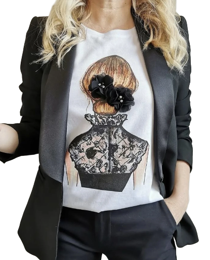 T-shirt manica lunga donna TMLD90044