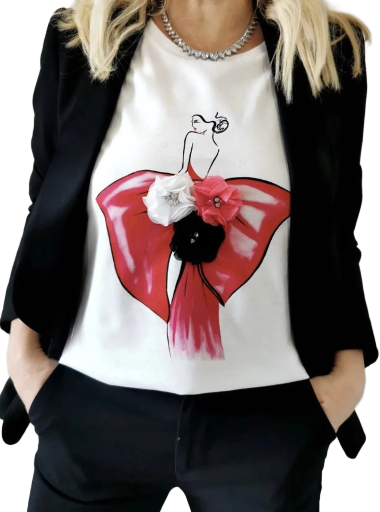 T-shirt manica lunga donna TMLD90045