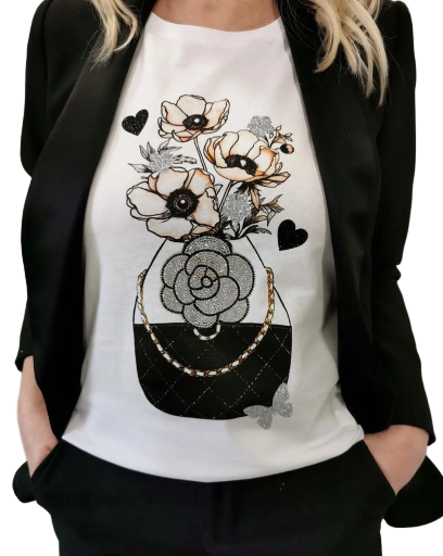 T-shirt manica lunga donna TMLD90046