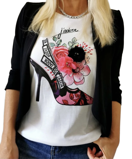 T-shirt manica lunga donna TMLD90052