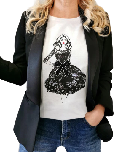 T-shirt manica lunga donna TMLD90058