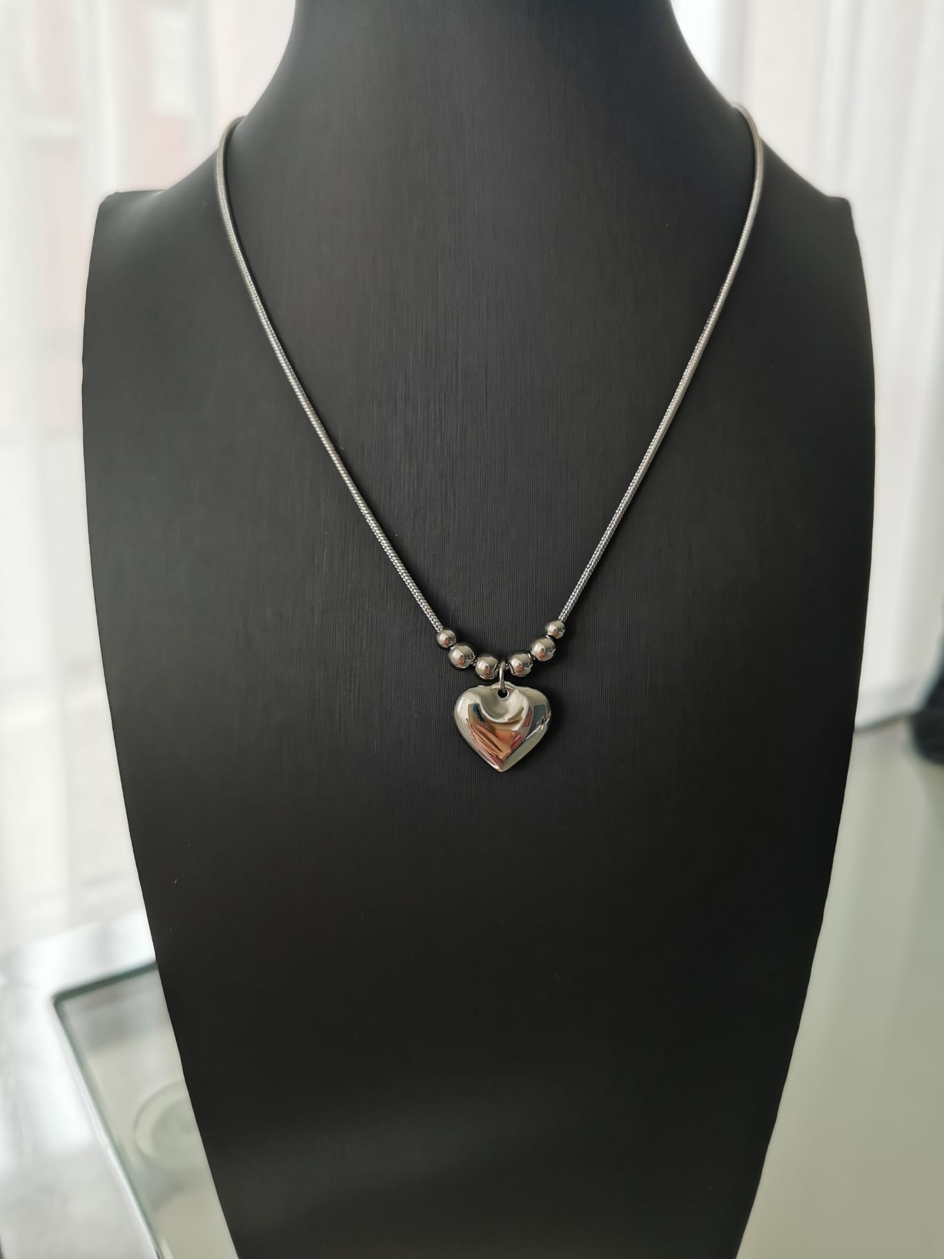 COLLANA CUORE SILVER 00105