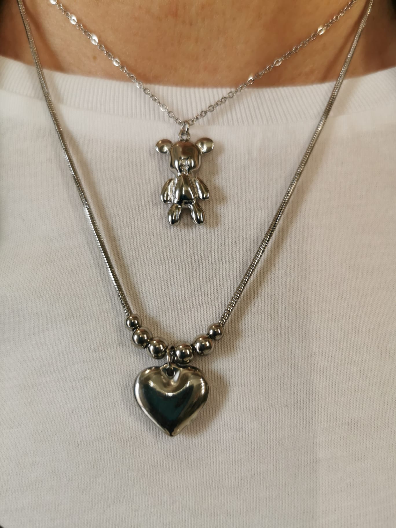 COLLANA CUORE SILVER 00105