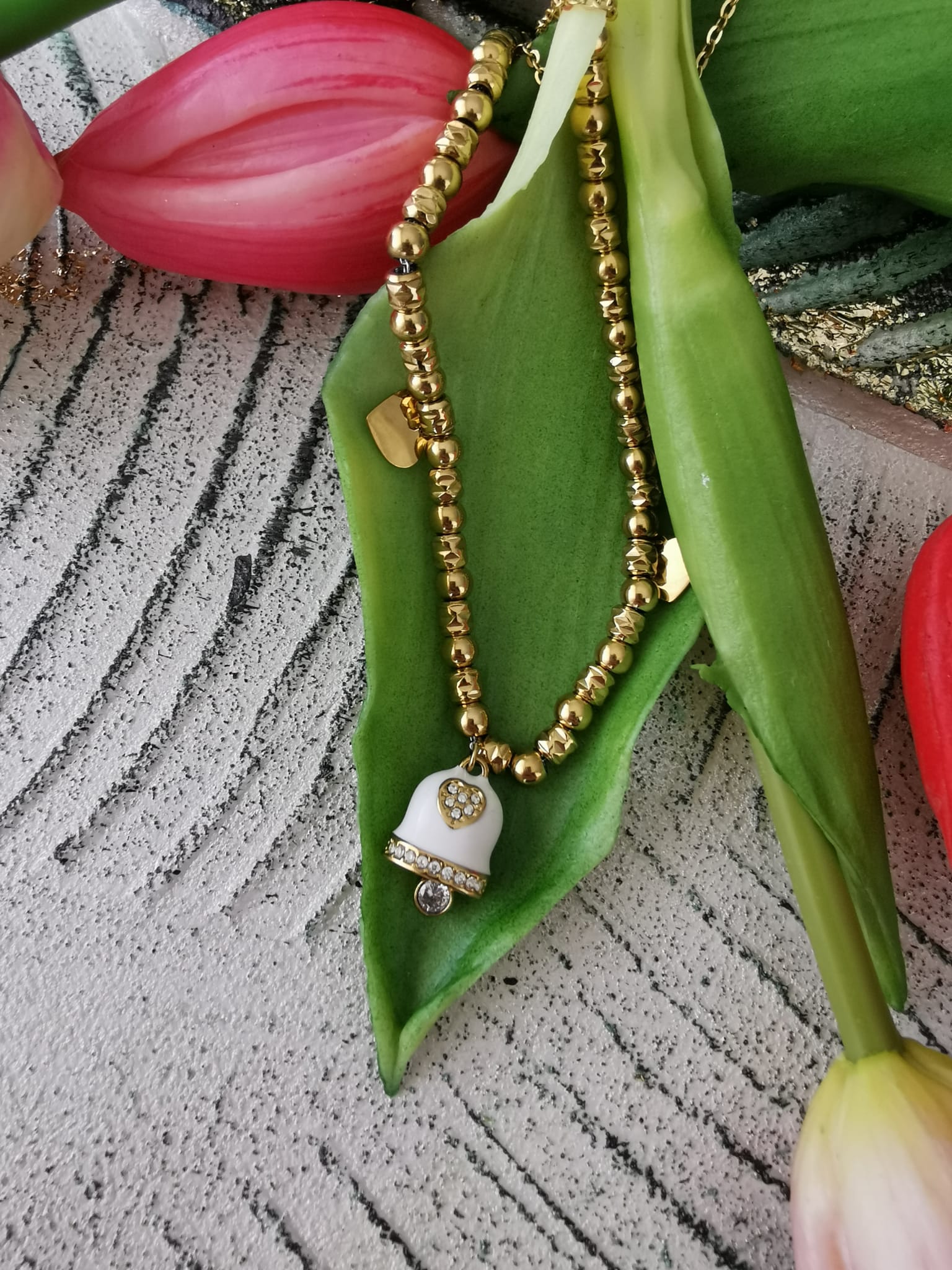 COLLANA CAMPANELLA SMALTATA 00107