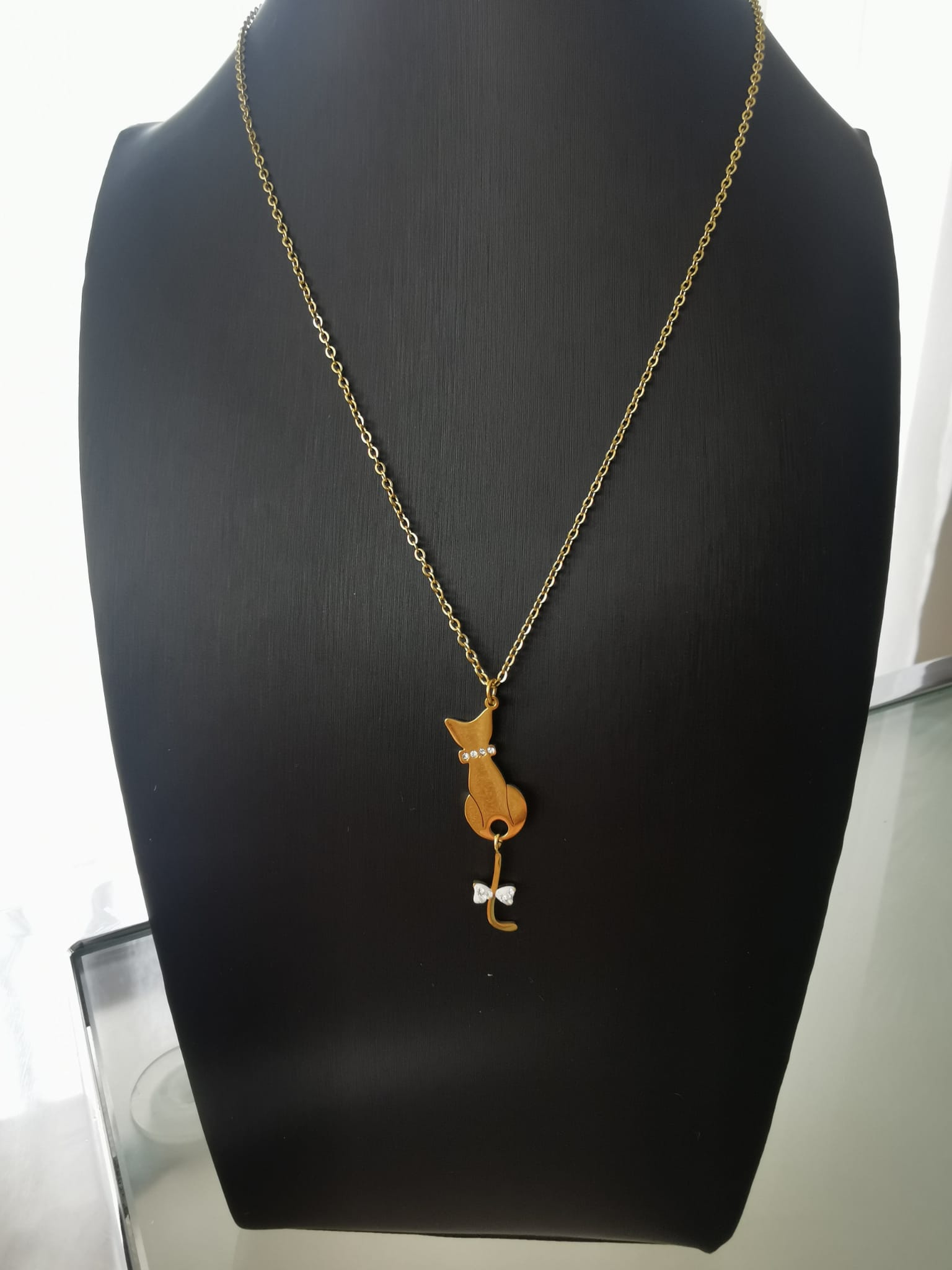 COLLANA GATTO GOLD 00108