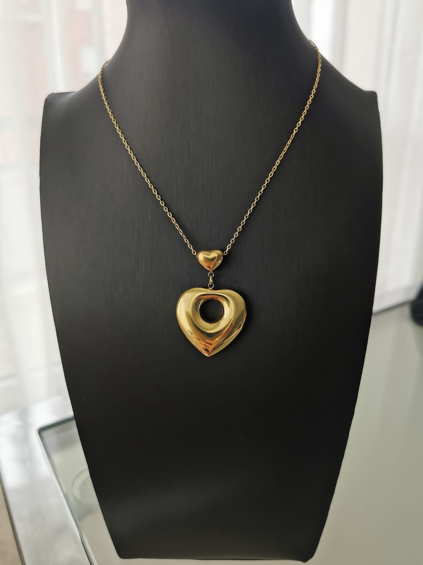 COLLANA CUORE 2 GOLD 00109