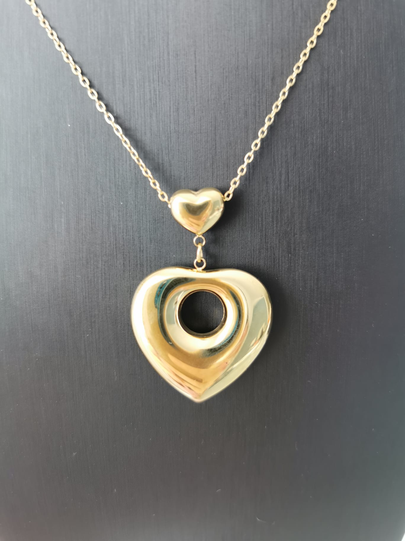 COLLANA CUORE 2 GOLD 00109