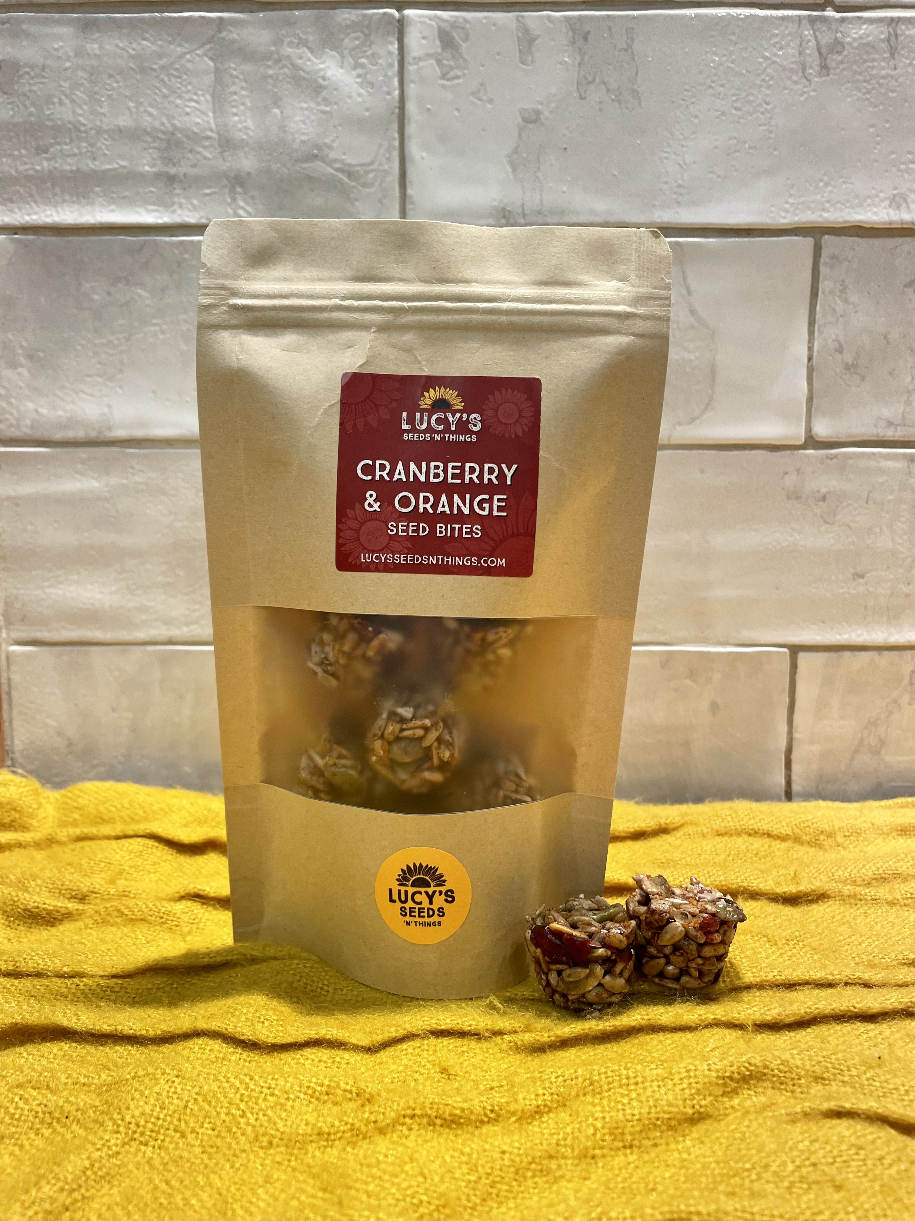 Mini Seed Bites - Cranberry & Orange (Pack of 8)