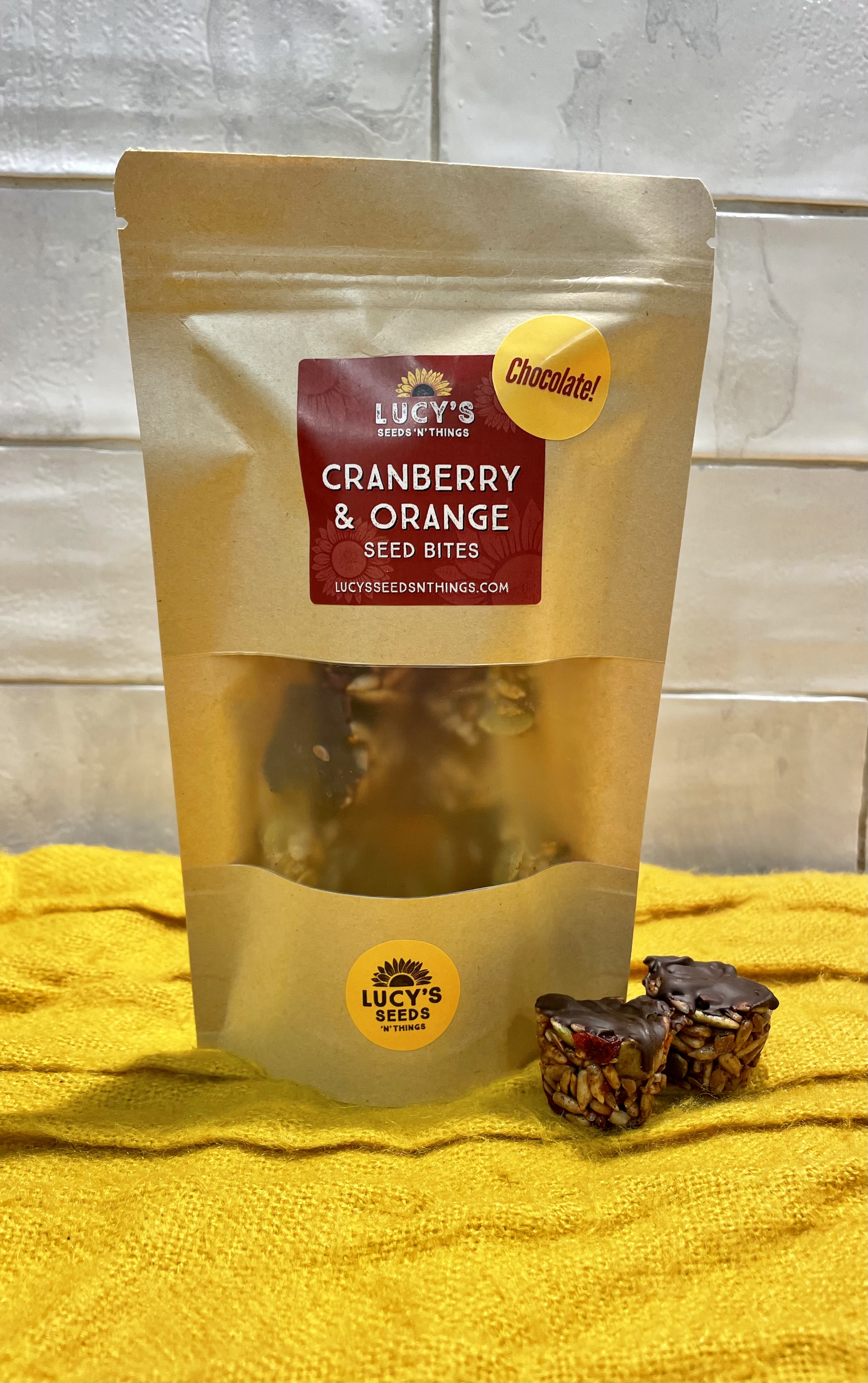 Mini Seed Bites - Cranberry & Orange (Pack of 8)