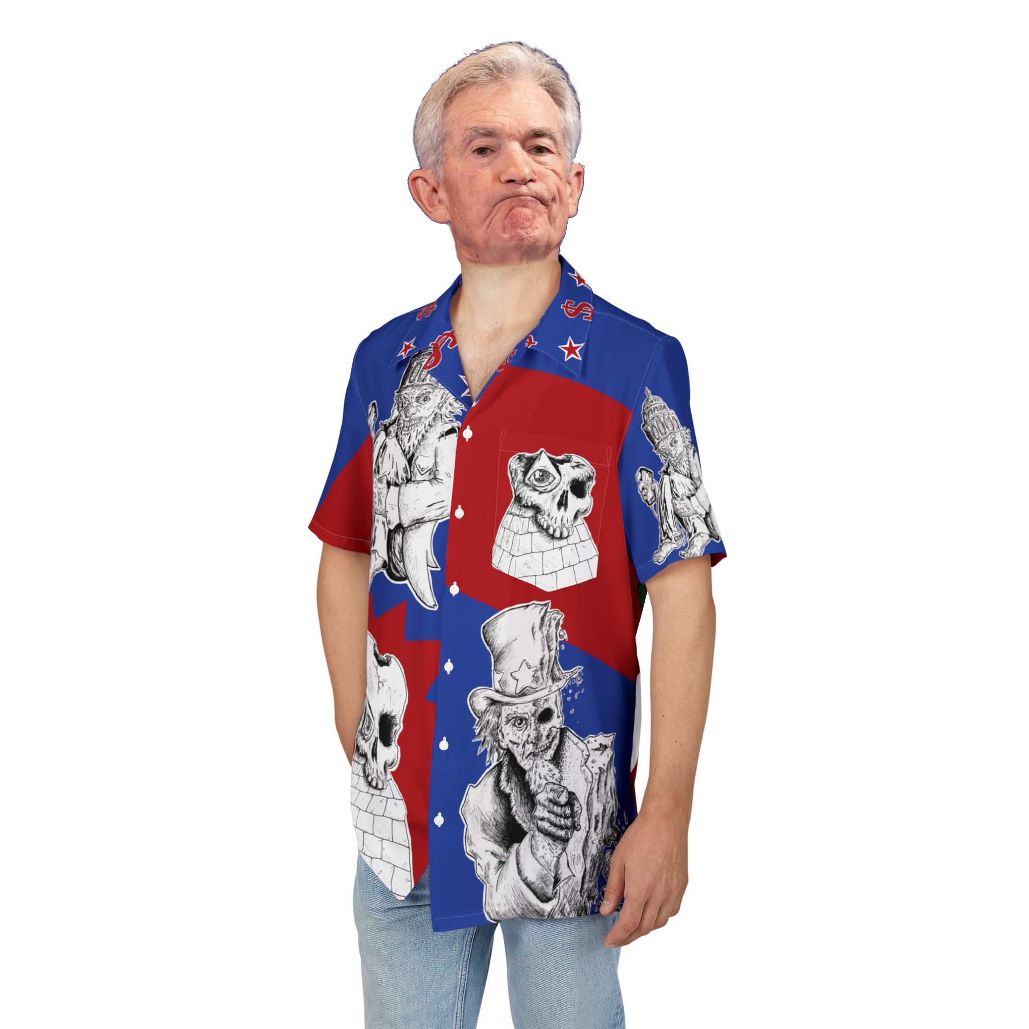 End The Fed Hawaiian Button-Down Shirt