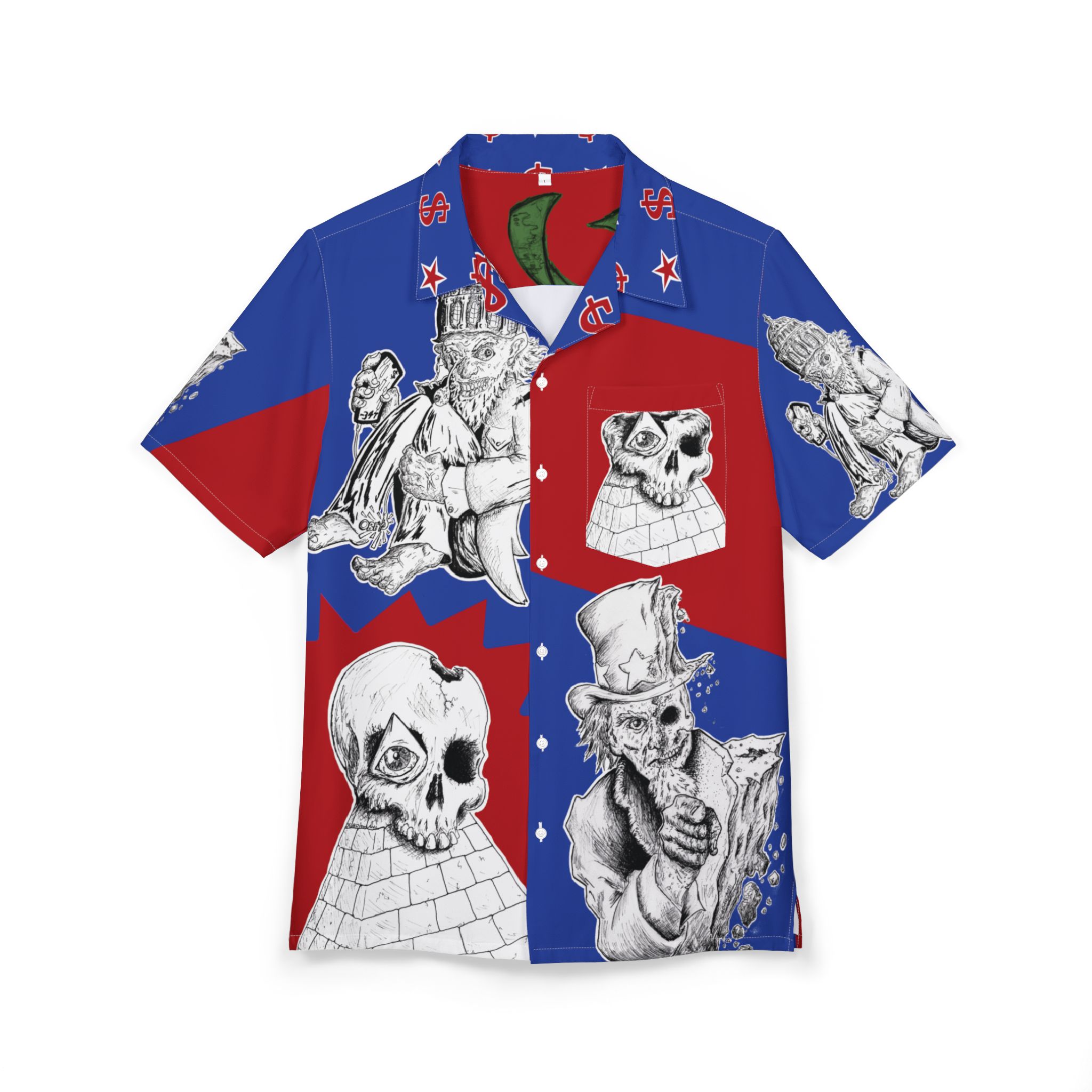 End The Fed Hawaiian Button-Down Shirt