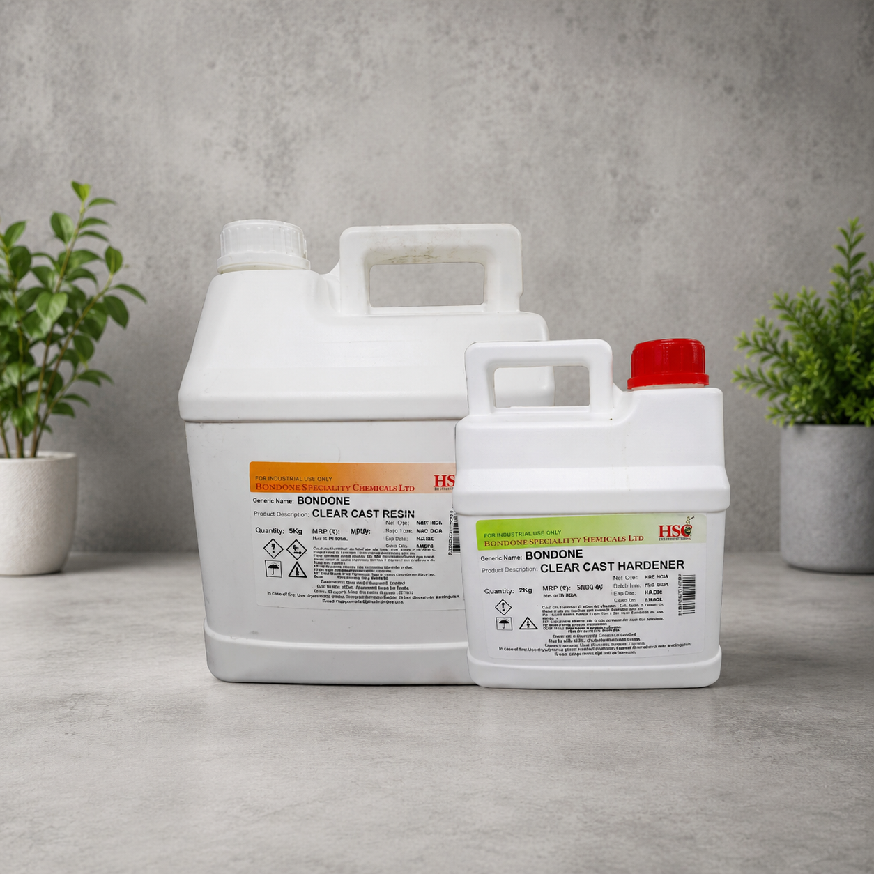 Bondone Clear Cast Resin & Hardener - 12kg