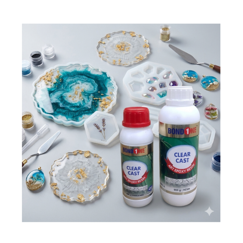 3:1 Clear casting epoxy resin and hardener - 1.2kg set