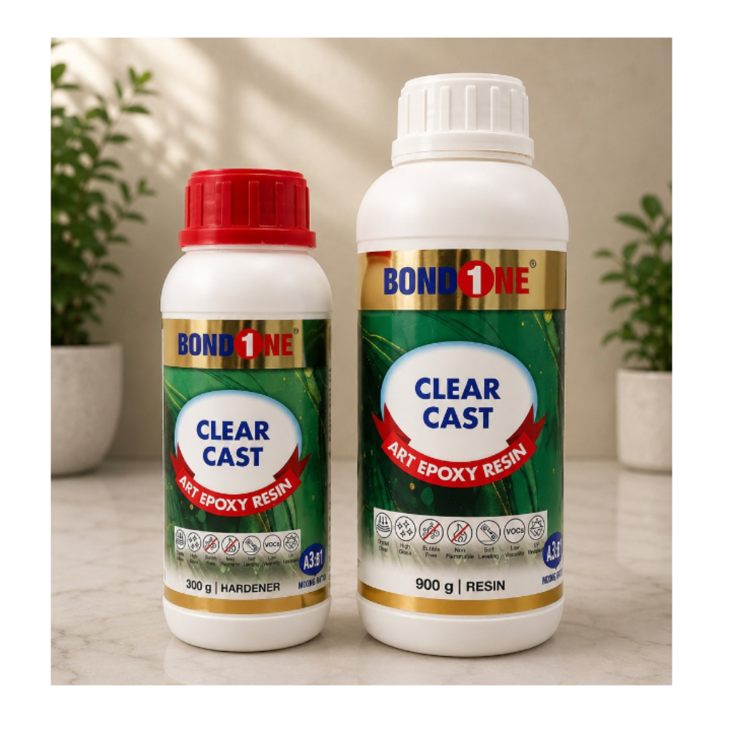 3:1 Clear casting epoxy resin and hardener - 1.2kg set