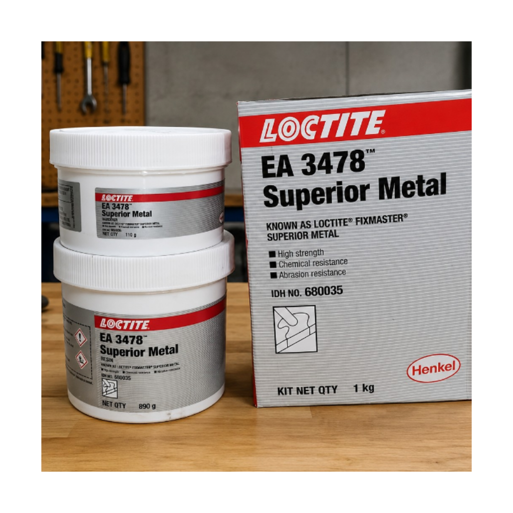 Loctite EA 3478 Superior Metal Epoxy - 1kg
