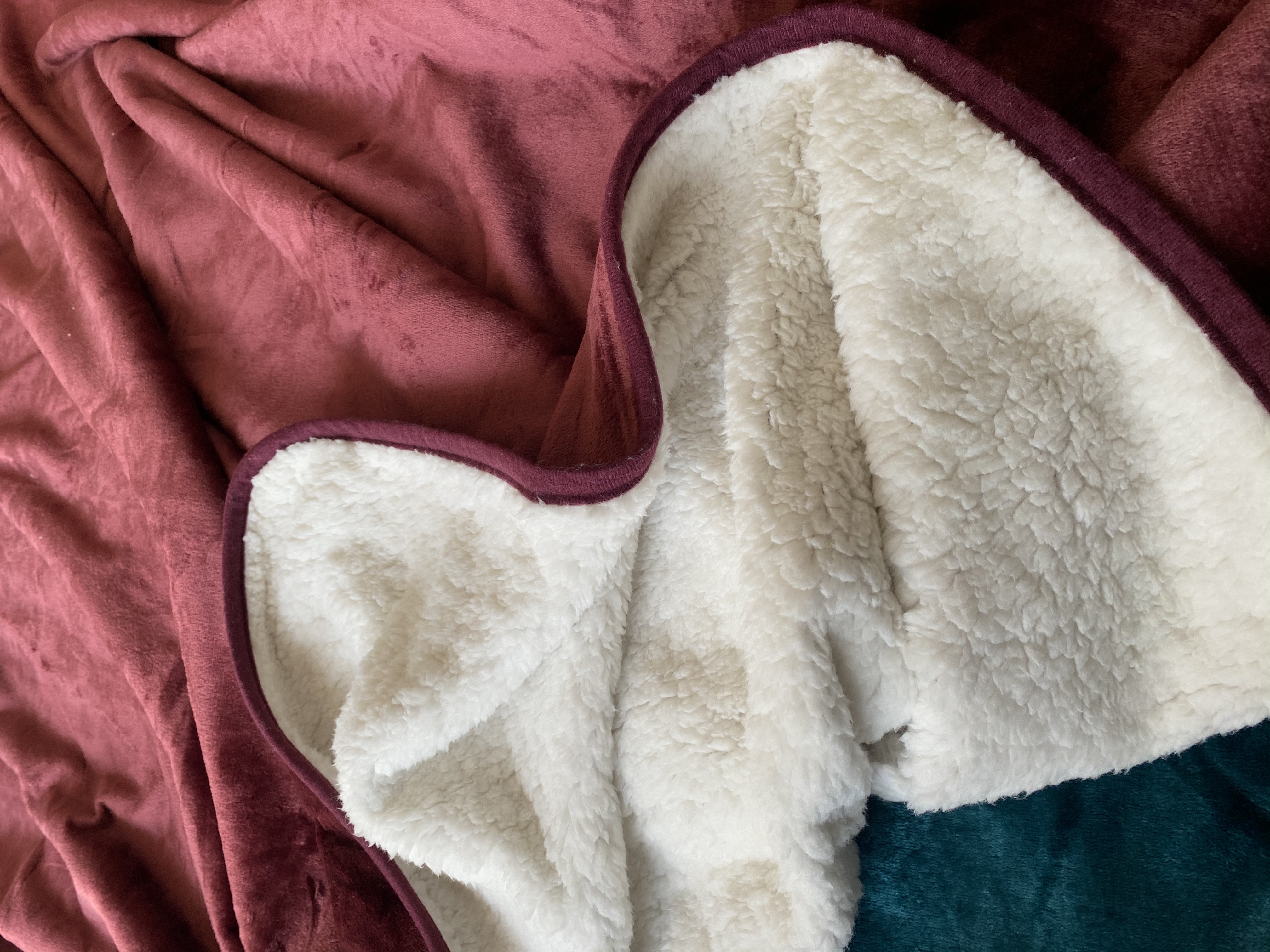 Flannel Sherpa Fleece Waterproof Sex Blanket