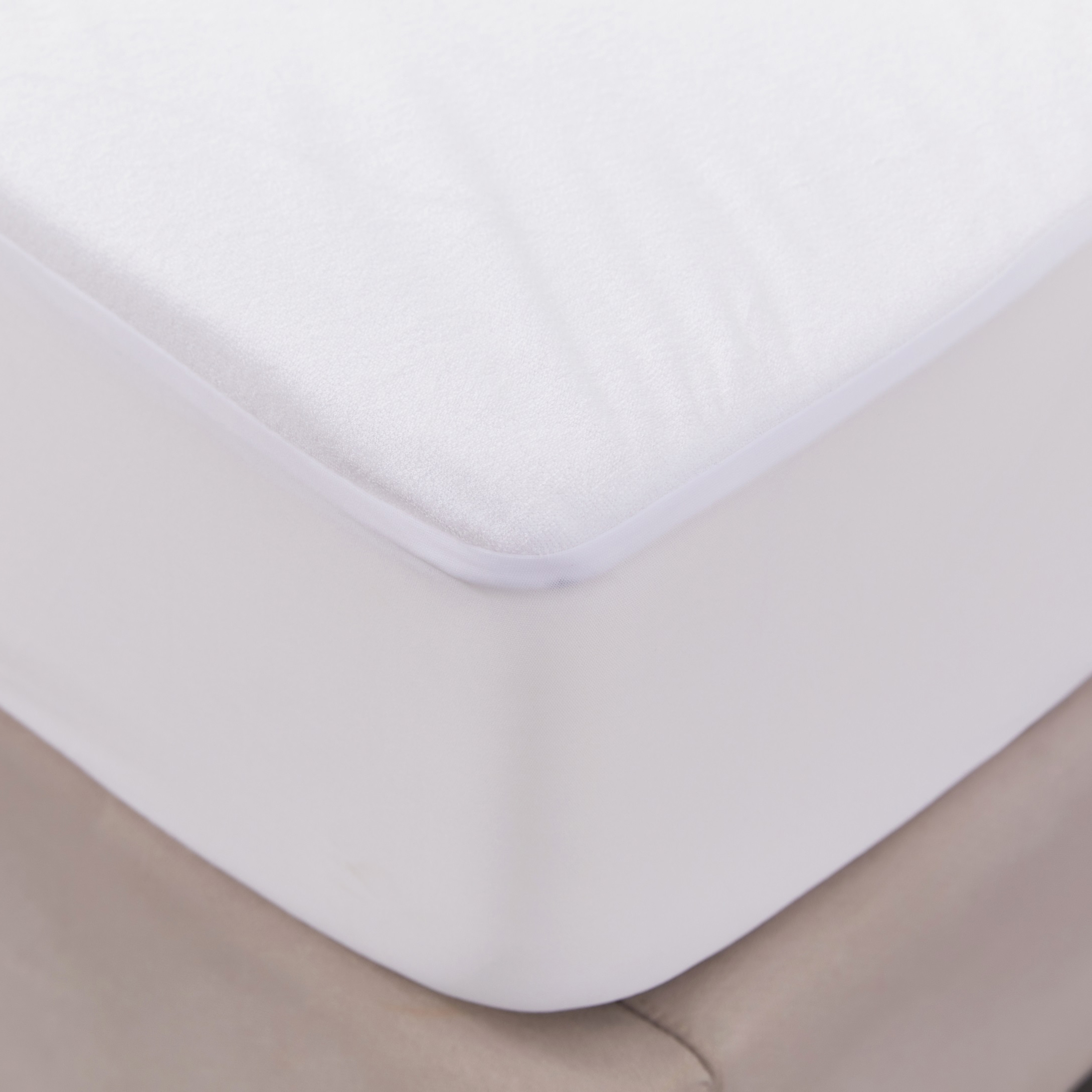 Cotton Terry 100% Waterproof Mattress Protector Fitted Style