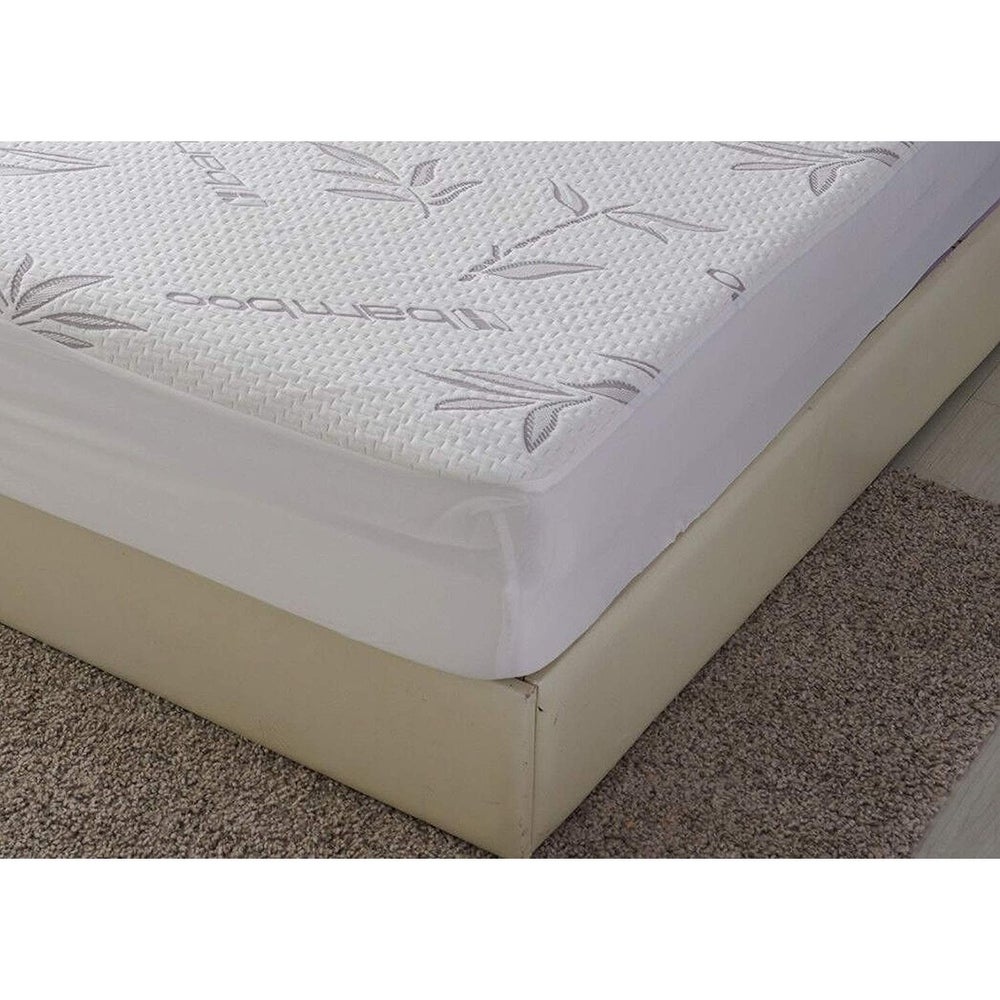 Bamboo Jacquard 100% Waterproof Mattress Protector Fitted Style