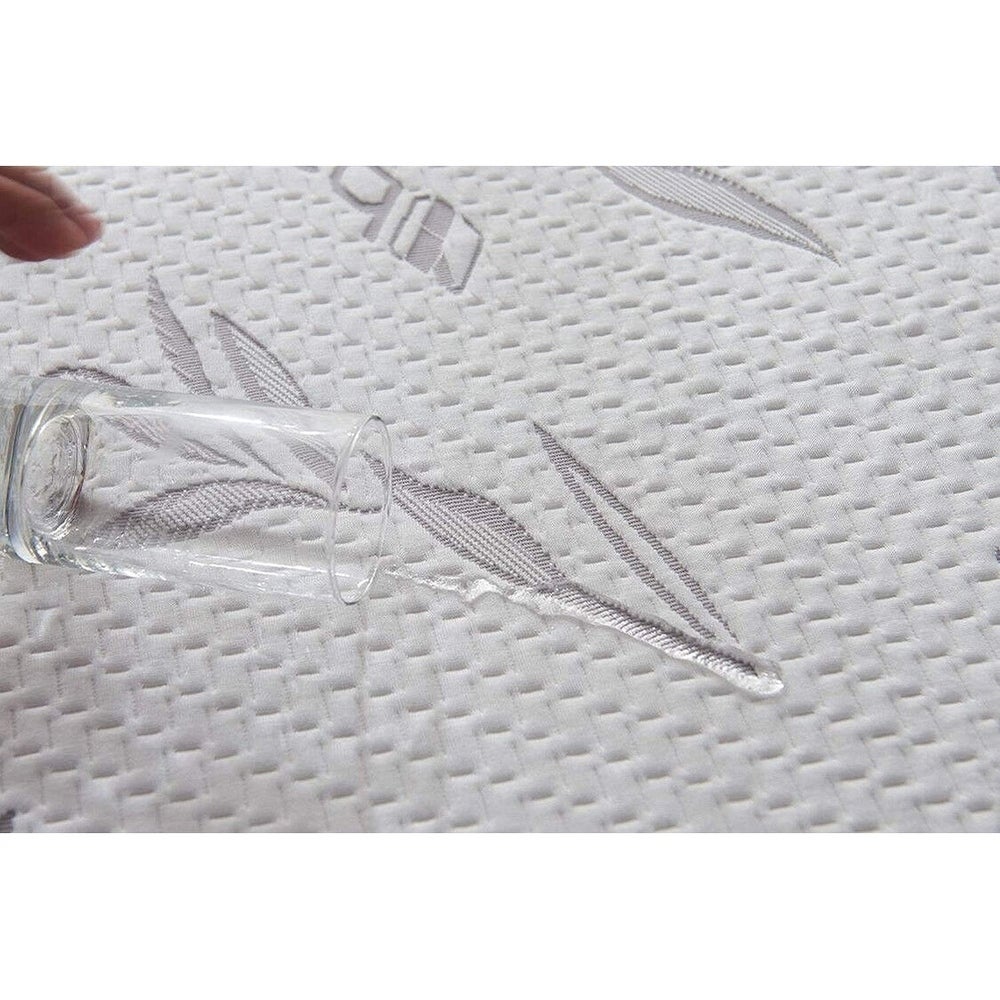 Bamboo Jacquard 100% Waterproof Mattress Protector Fitted Style