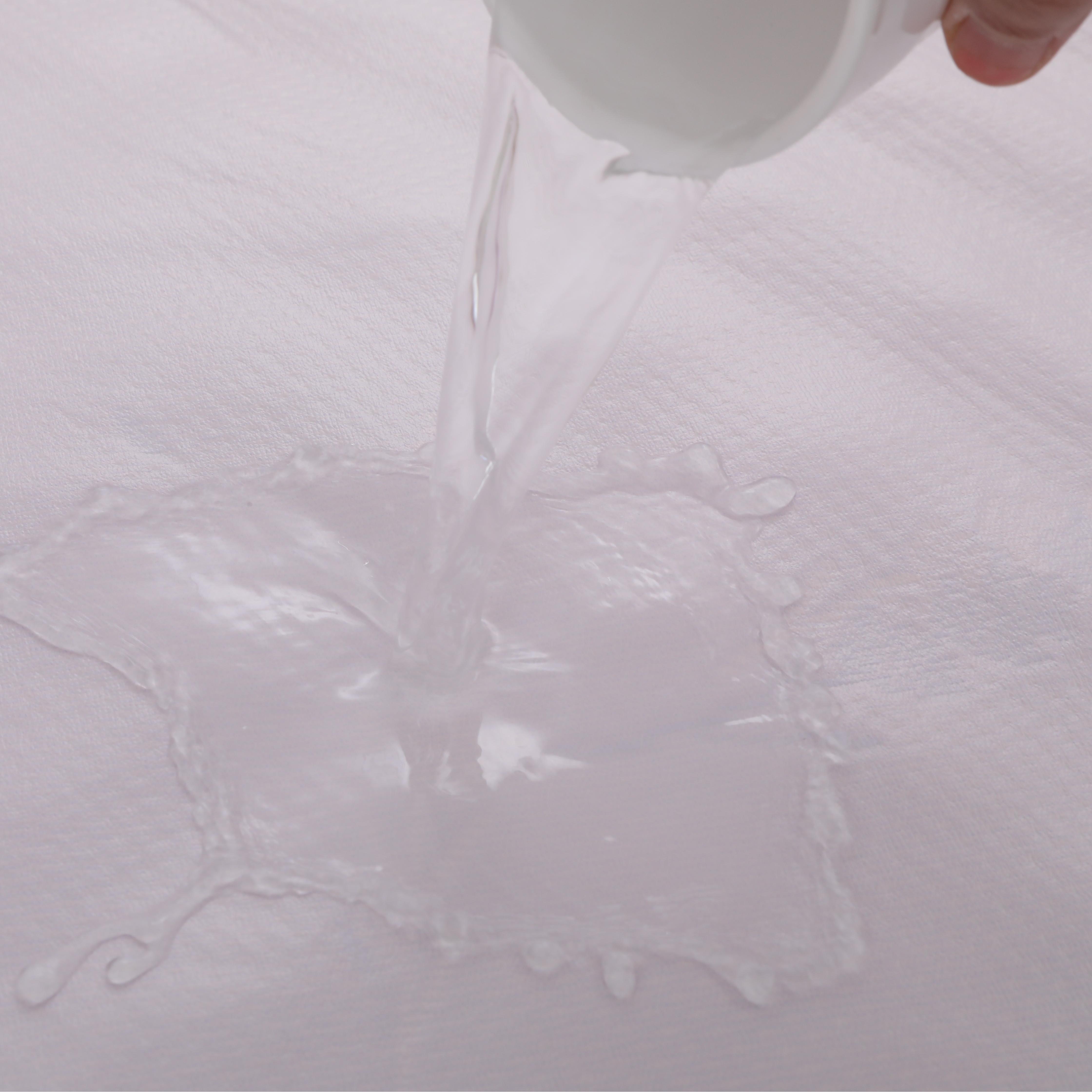 Lavender Scent Polyester  Jacquard 100% Waterproof Mattress Protector Fitted Style