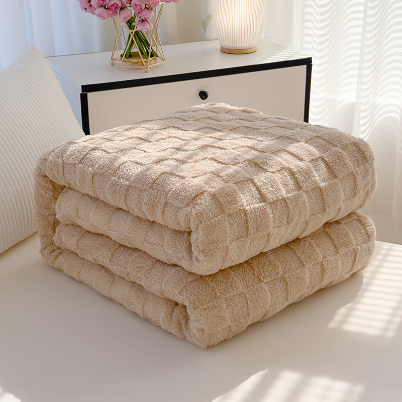 3D Butterfly Jacquard Shaggy Sherpa Fleece Blanket 260gsm Single Layer Lightweight Cozy Fleece Blanket
