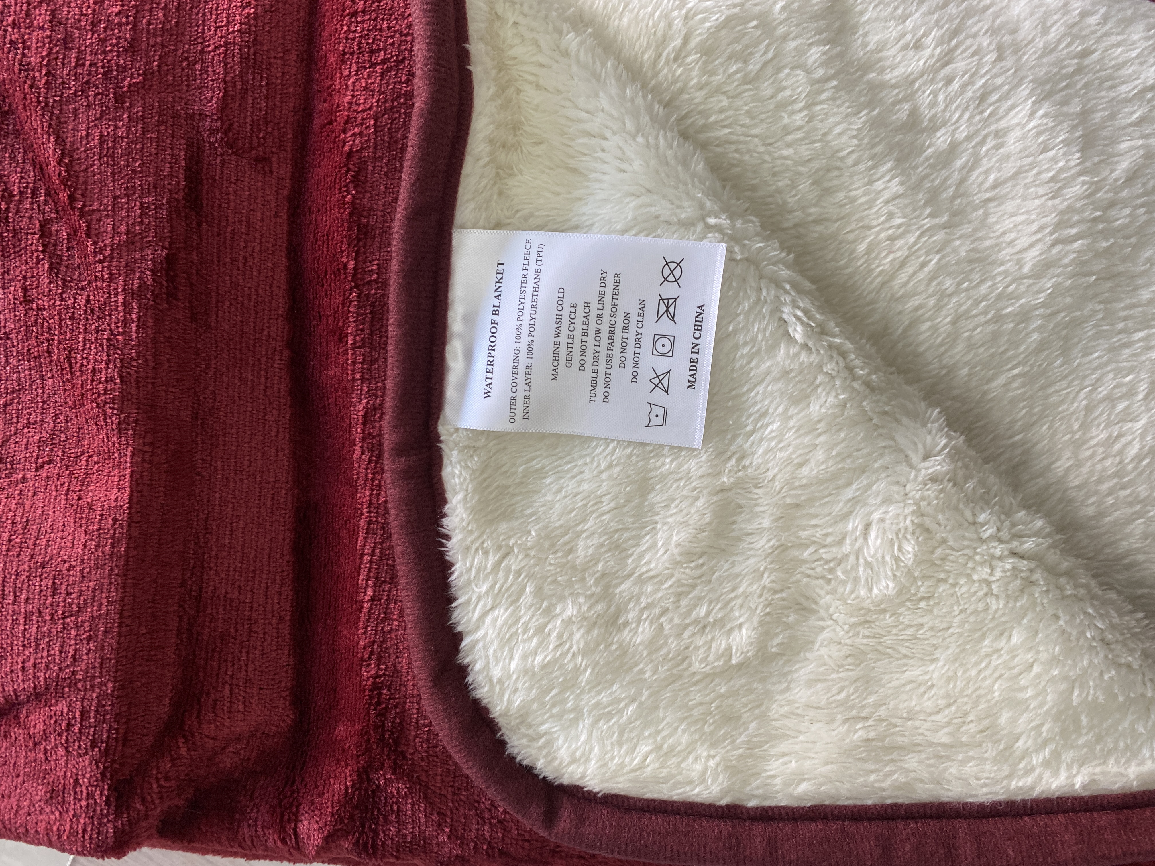 Double sided 100% Poly Arctic Velvet Waterproof Sex Love Blanket