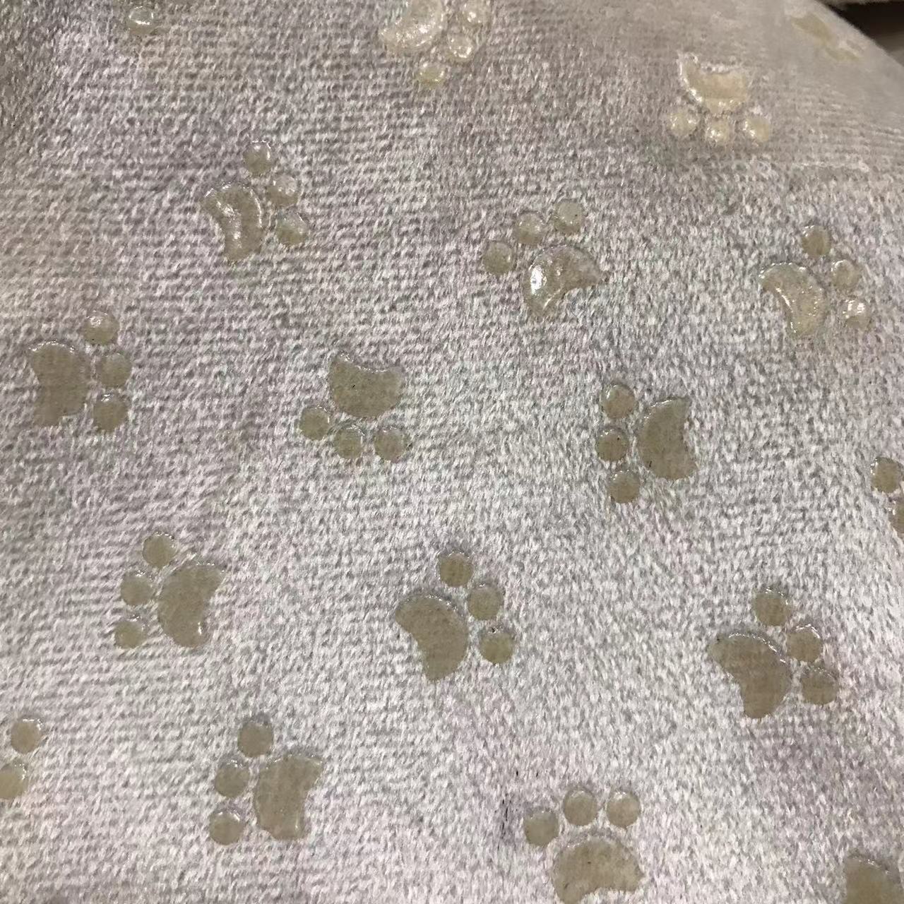 Polyester short plush Antislip Fabric