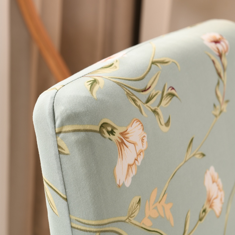 Printed Milk Silk Spandex Universal Stretch Banquet wedding chair cover with Skirt