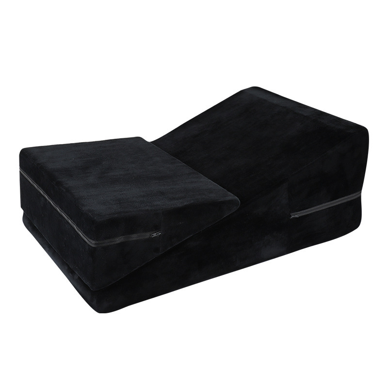 Luxury Velvet-Fleece  Intimacy Cushion Wedge Ramp Combo
