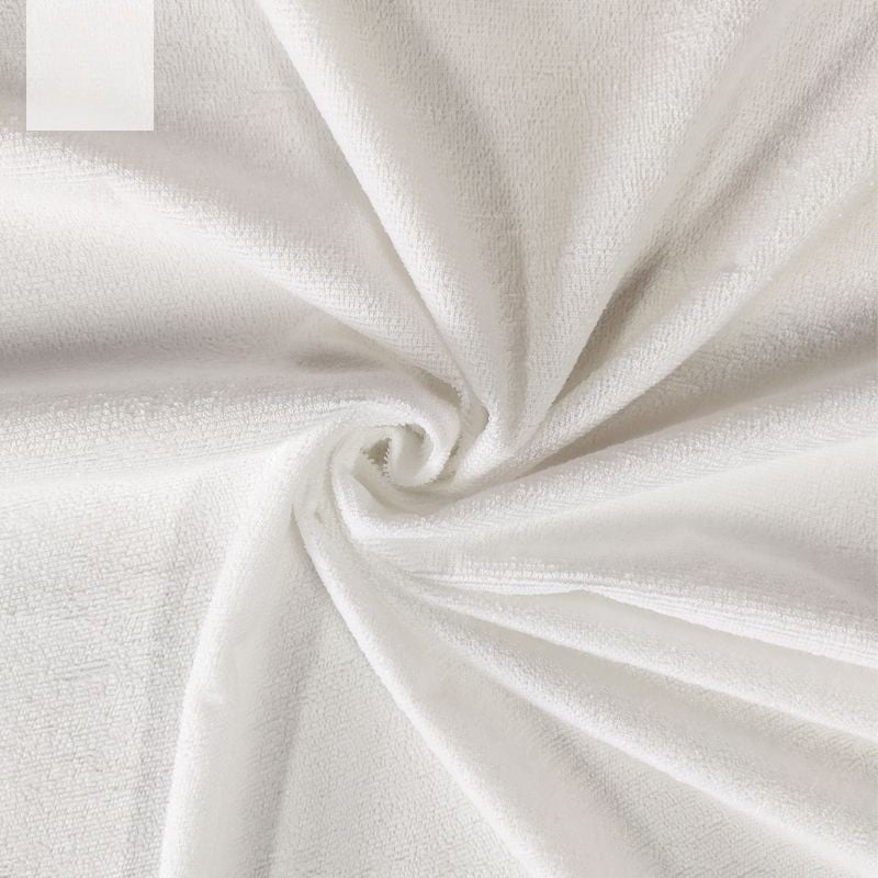 Solid Polyester Loop Terry Fabric Laminated TPU film
